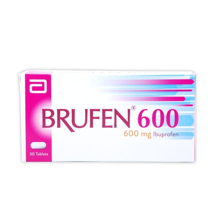 Brufen 600mg Ibuprofen High Strength Pain Reliever - 30 Tabs